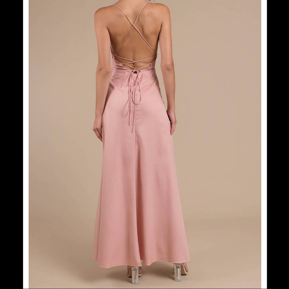 I Still Believe maxi dress in blush - Picture 2 of 2